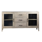 Zion Light Grey Wash Sealed Finish Sideboard